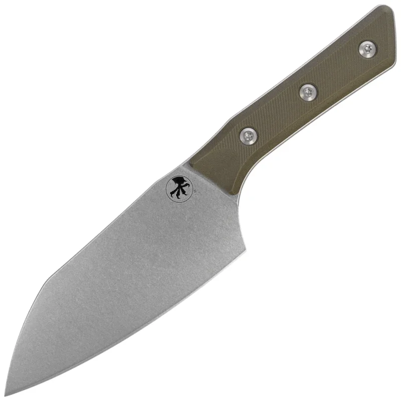 Obniżka ceny Microtech Santoku 6" Kitchen Knife OD Green G10, Stonewashed M390MK (3200-10OD)