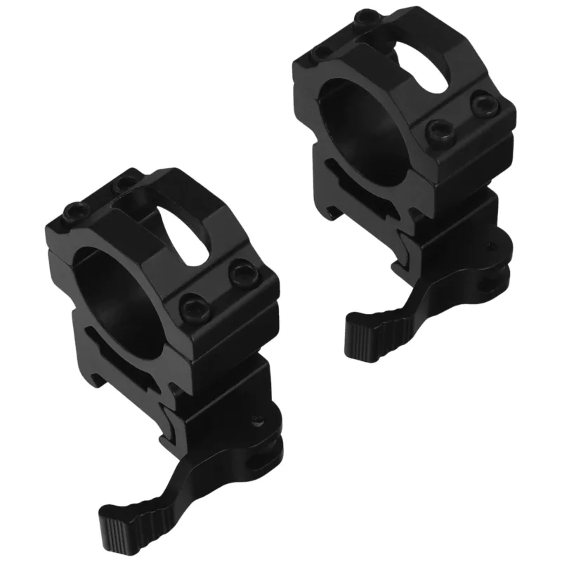 Premium Quick-detach scope mount for 22 mm rail, 1 inch tube, medium height