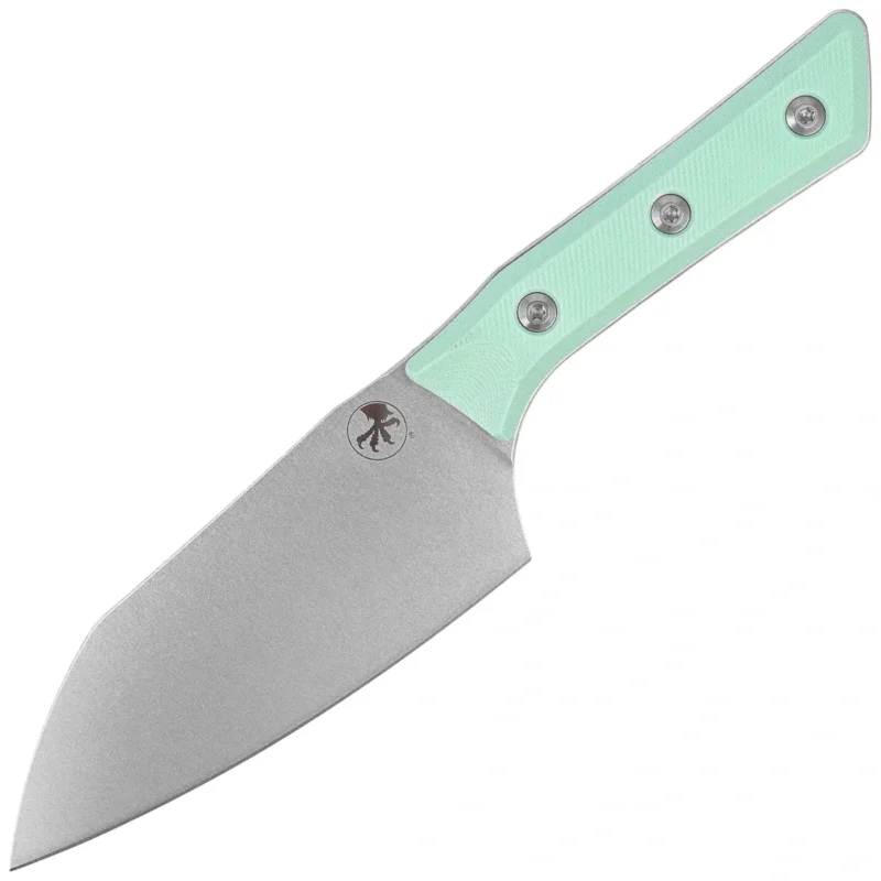 Bezpieczna płatność Nóż kuchenny Microtech Santoku 6" Caribbean Blue G10, Stonewashed M390MK (3200-10CA)