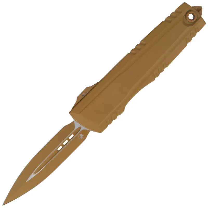 Zamów dziś Microtech Luminary ZBP D/E Signature OTF Knife Cerakote RAL-8000 Aluminum, Cerakote RAL-8000 M390MK by Tony Marfione (1270-1CRAS)
