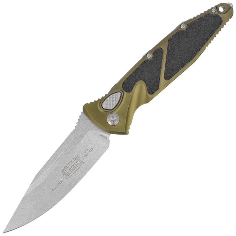 Microtech Socom Elite Auto S/E Automatic Knife OD Green Aluminum, Stonewashed M390 by Tony Marfione (160A-10OD) Cena promocyjna
