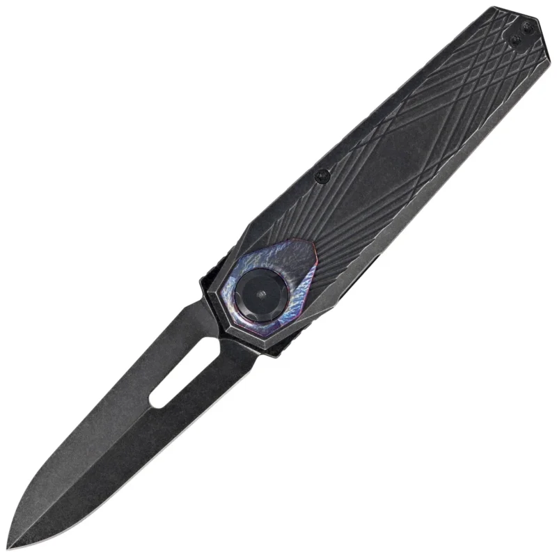 Nóż składany Remette RT-Infinite Power Black Stonewashed Titanium, Black Stonewashed M390 (RTIP-S) Tylko do końca tygodnia