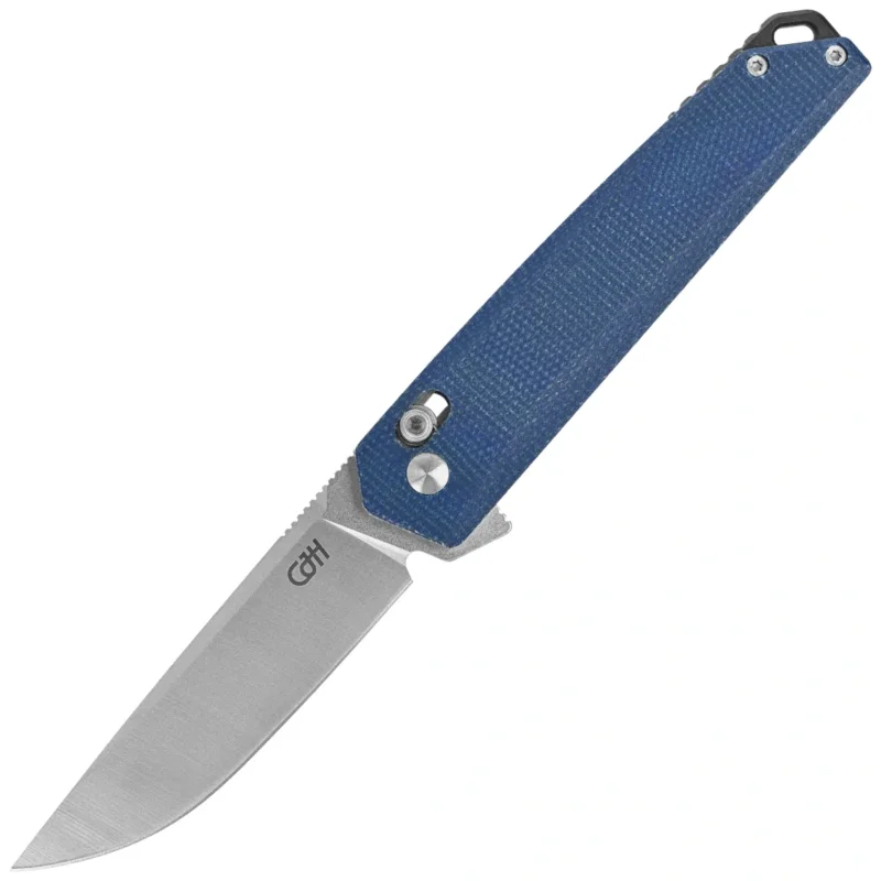 Nóż składany Herbertz CJH Blue Micarta, Satin D2 (10000586) Łatwy zwrot