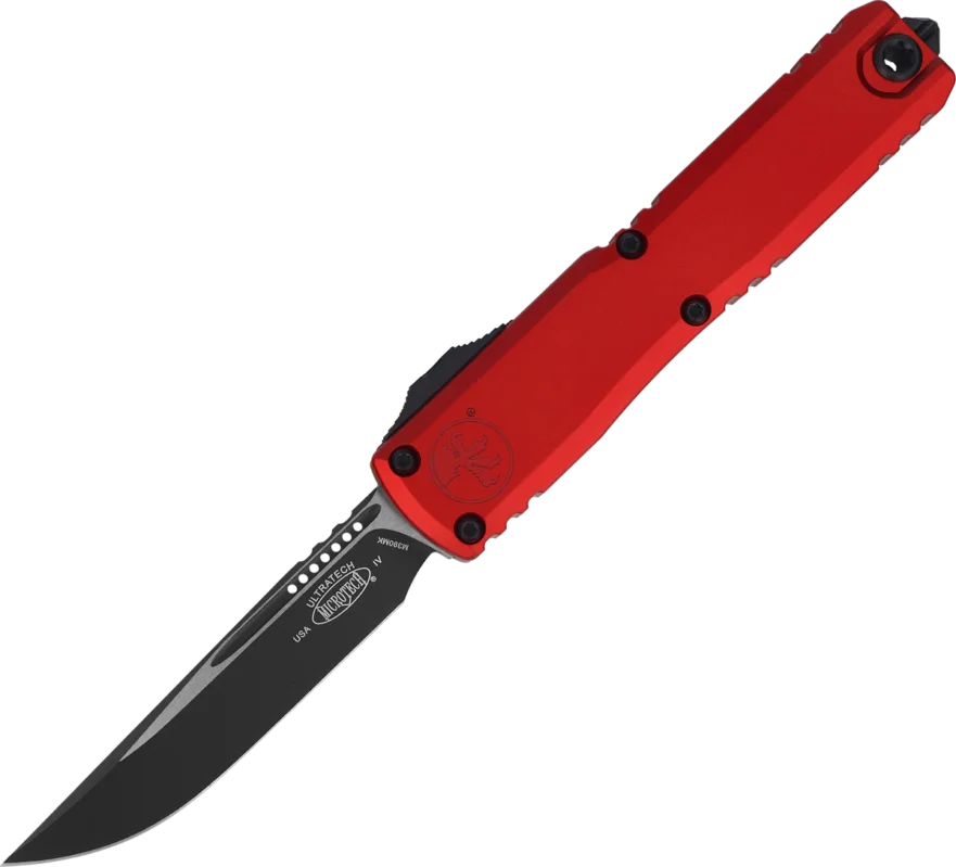 Microtech Ultratech Gen IV S/E OTF Knife Red Aluminum, Black M390MK by Tony Marfione (11214-1RD) Nie przegap