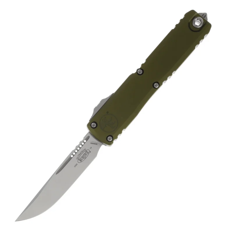 Nóż automatyczny OTF Microtech Ultratech Gen IV S/E OD Green Aluminium, Stonewashed M390MK by Tony Marfione (11214-10OD) Sprawdź teraz
