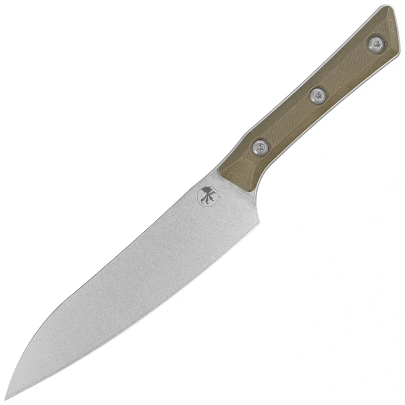 Hit sprzedaży Nóż kuchenny Microtech Utility OD Green G10, Stonewashed MK390 (3400-10OD)