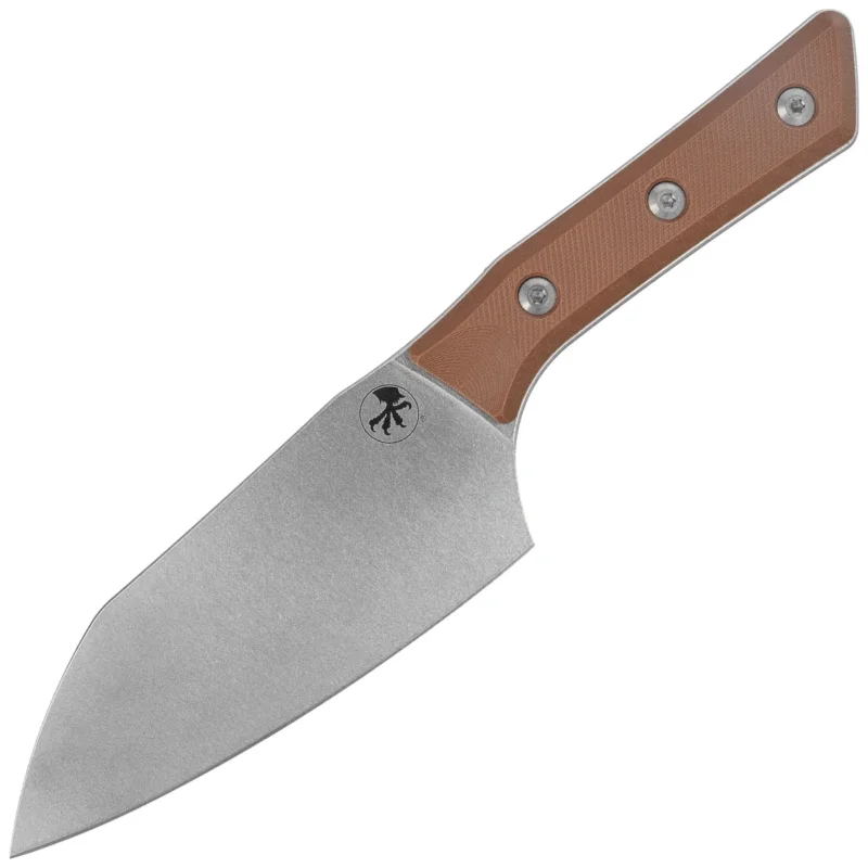 Darmowy zwrot Nóż kuchenny Microtech Santoku Coyote Tan G10, Stonewashed MK390 (3200-10CE)