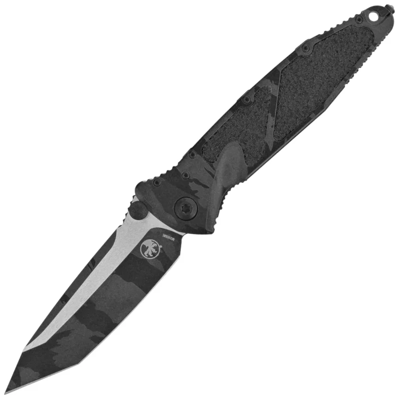 Microtech Socom Elite T/E-M Signature Knife Midnight Tiger Camo Aluminum, Midnight Tiger Camo M390MK by Tony Marfione (161-1MTCS-Z4) Bezpieczne zakupy