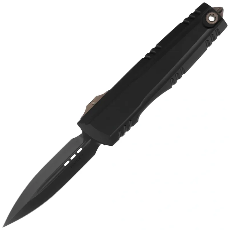 Nóż automatyczny OTF Microtech Luminary ZBP D/E Signature Black Aluminium, Black DLC M390MK by Tony Marfione (1270-1DLCS-Z23) Oferta