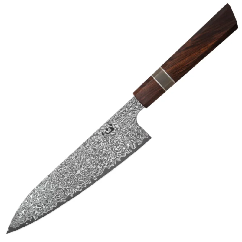 Nóż kuchenny Xin Cutlery XinCraft 9'' Japan Chef Buffalo Horn/Rosewood/Nickle Silver, Damascus VG10 (XC120) Cena promocyjna