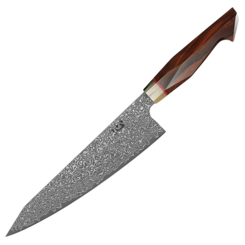Xin Cutlery XinCraft 9'' Japan Chef Kitchen Knife Buffalo Horn/Rosewood/G10, Damascus VG10 (XC117) Nie przegap