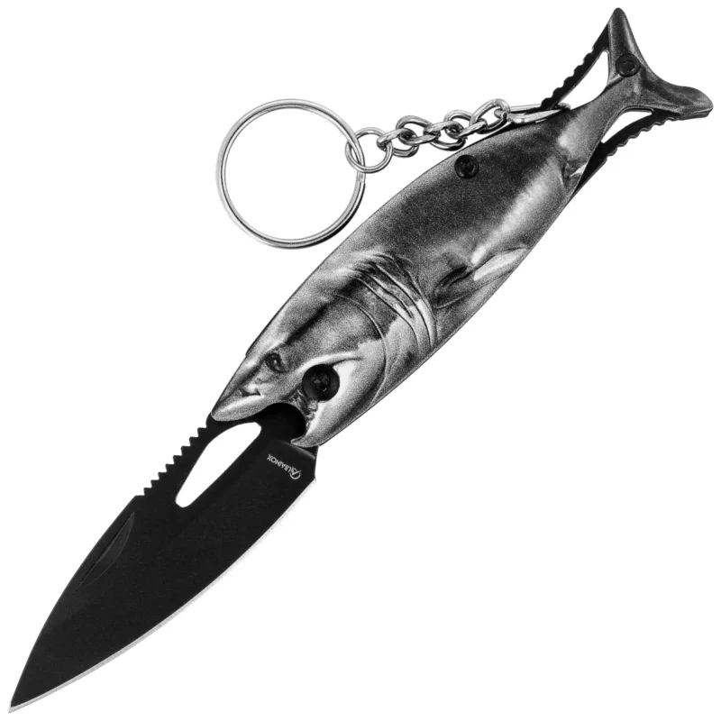 Nóż wędkarski brelok Martinez Albainox Fishing 2 Grey Aluminium, Black 3Cr13Mov (25144 GY) Ograniczona ilość