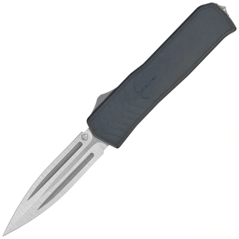Tani Medford MERC-1 D/E OTF Knife Blue Aluminium, Bronze Clip, Tumbled S45VN by Greg Medford (MK2134TG-44AU-Q2C1-B1)