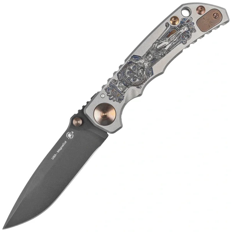 Nóż składany Spartan Blades Harsey Folder ''Crusaform'' Titanium, Black PVD MagnaCut by William W. Harsey (SF5Crusaform) Nie przegap