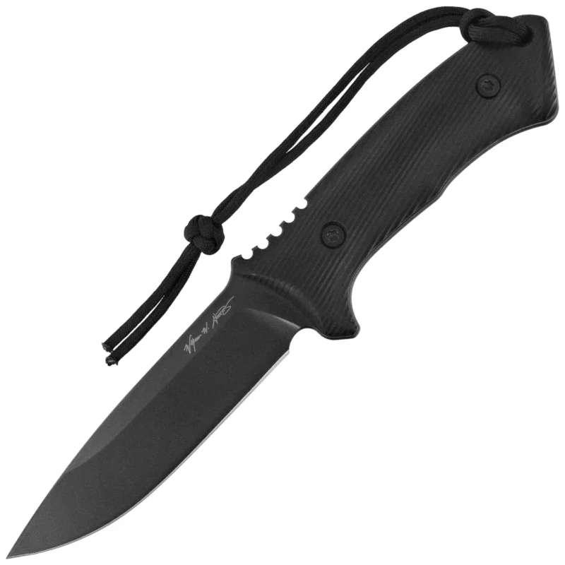 Nóż Spartan Harsey Linden Black GRN, Black DLC Elmax by William W. Harsey (SBEU2BKKYBK) Premium
