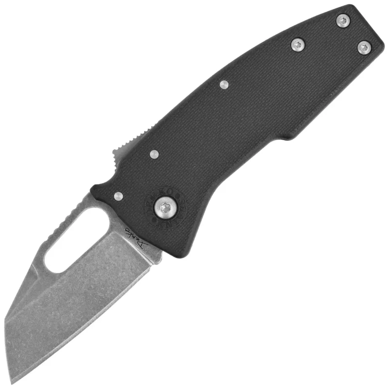 Nóż składany Demko Nano-Shark SF Black GRN, Stonewashed AUS10A by Andrew Demko (NANO-10A-Black GRN-SF) Szybka dostawa