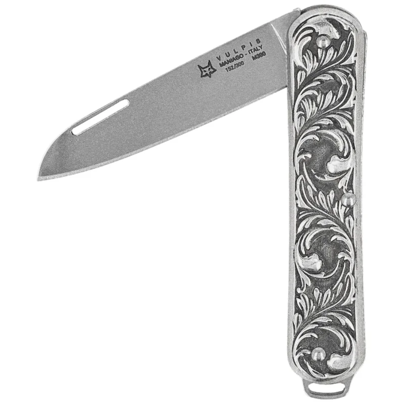 Ograniczona ilość Scyzoryk Fox Vulpis LE No 152/300 Silver 925, Polished M390 (FX-VP130 AG)