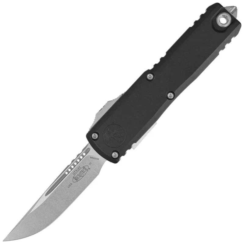 Szybka dostawa Microtech UTX-85 Gen IV S/E OTF Knife Black Aluminum, Stonewashed M390MK by Tony Marfione (12314-10)