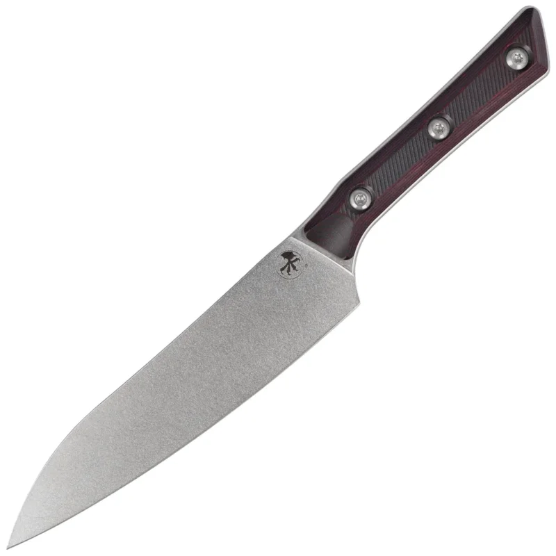 Microtech Utility Kitchen Knife Black Cherry G10, Stonewashed MK390 (3400-10BC) Rabat