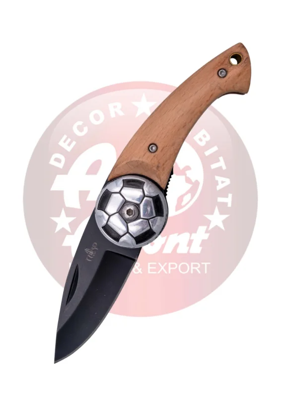 Nóż składany Third Decor Habitat Football Beech Wood, Black 420 (N117N) Tylko dziś