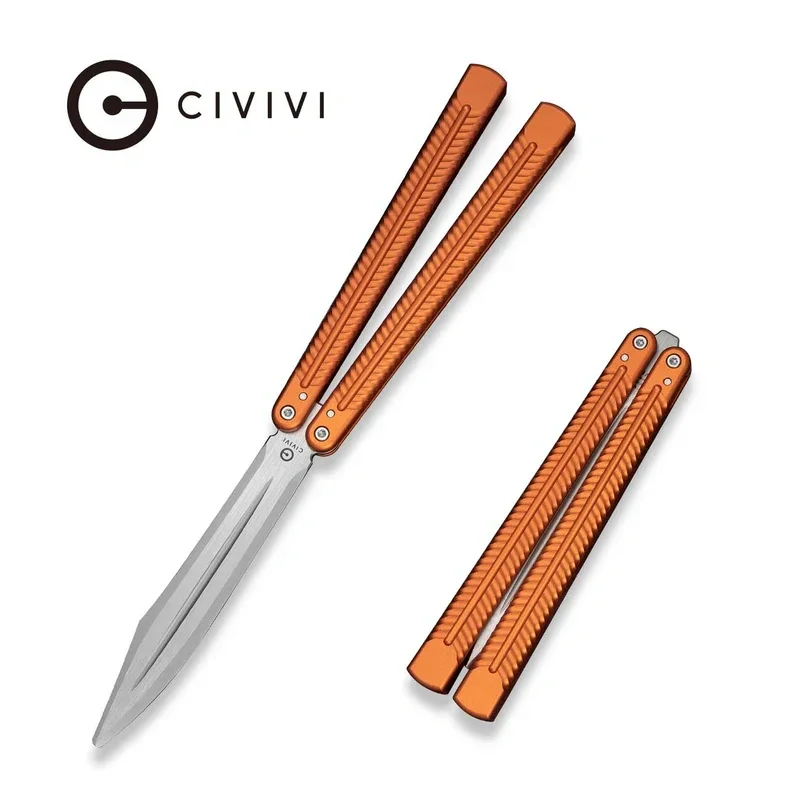 Nóż treningowy motylek Civivi Dracolisk Orange Aluminium, Satin 9Cr18MoV (C25028-2) Oferta