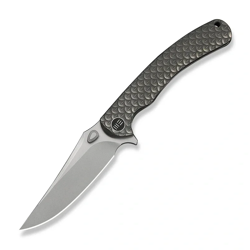 Nóż składany WeKnife Dracarys LE No 013/199 Gray Titanium, Stonewashed M390 (WE25061B-1) Do wyczerpania zapasów
