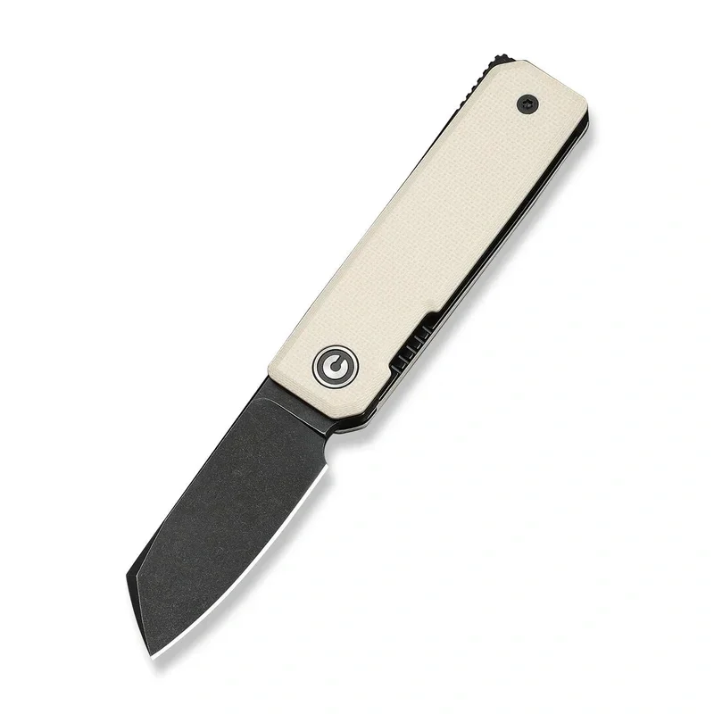 Dodaj do koszyka Civivi Kukei Knife Ivory G10, Black Stonewashed Nitro-V by Tashi Bharucha (C25036-3)