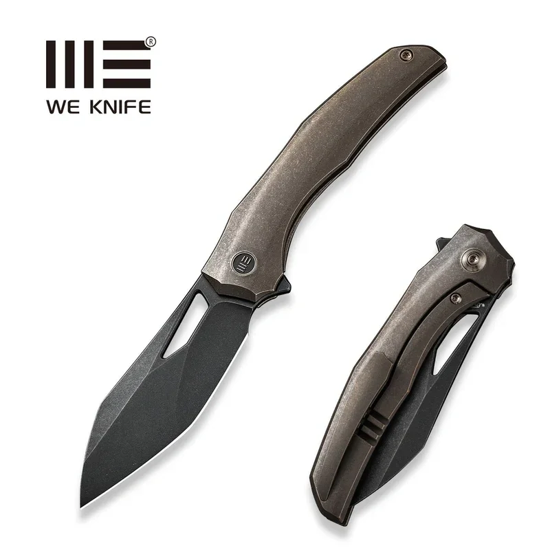 Taniej Nóż składany WeKnife Ignio Mystery Box Bronze Titanium, Black Stonewashed CPM 20CV by Toni Tietzel (WE22042B-2 MB)