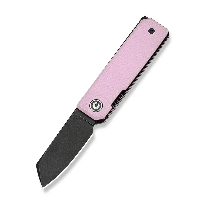 Nóż składany Civivi Kukei Powder Pink G10, Black Stonewashed Nitro-V by Tashi Bharucha (C25036-1) Nie przegap