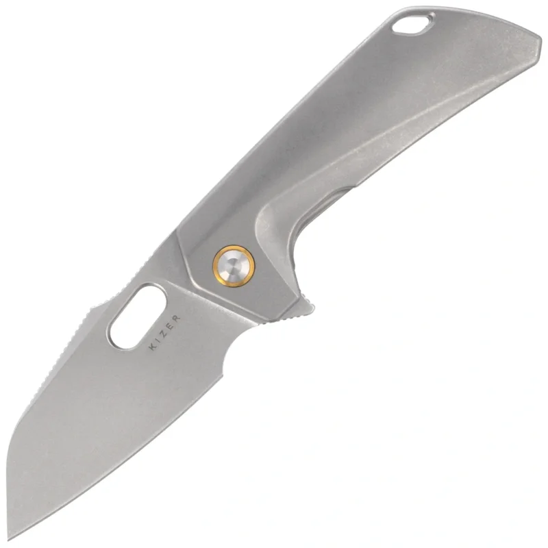 Cena promocyjna Nóż składany Kizer Takahe Gray Titanium, Stonewashed S35VN by Ben Taubert (Ki3701A1)