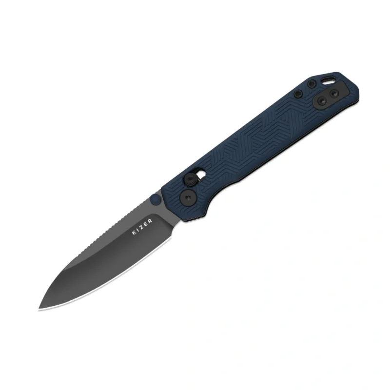 Kizer Begleiter 2.9 CL Knife Blue Aluminium, Matte DLC Ultra CPM S35VN by Azo (Ki3458.2CDA1) Najlepsza cena