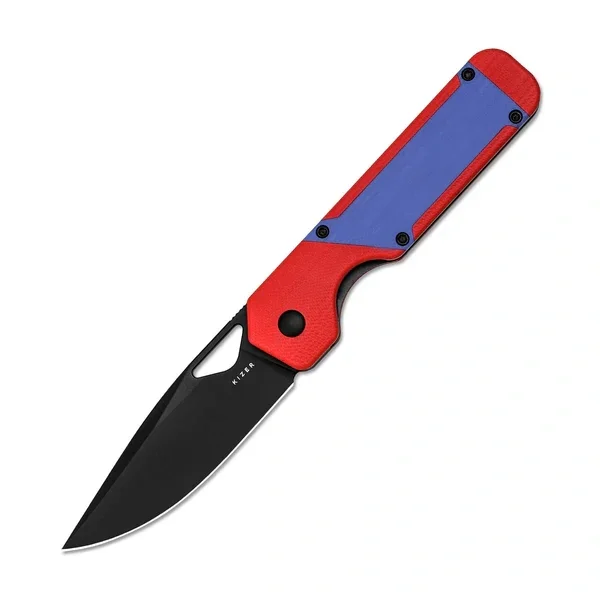 Nóż składany Kizer Militaw Red-Blue G10, Black Nitro-V by Jonathan Styles (V3634A2) Wybór klientów