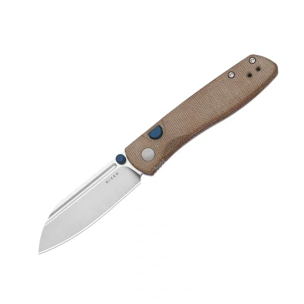 Kup teraz Nóż składany Kizer Renissance Brown Norplex UltreX Micarta, Satin N690 by Caleb Waldman (V3698A2)