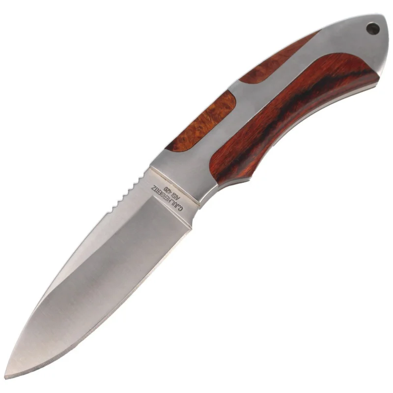 Bestseller Nóż Herbertz Solingen PalisanderWood Drop Point Folder (121410)
