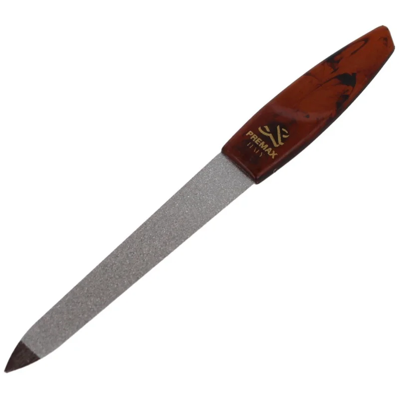 Premium PilnikPremax do paznokci Bursztyn Classic mater StalNierdzew chromSzafirowy4"000/DC