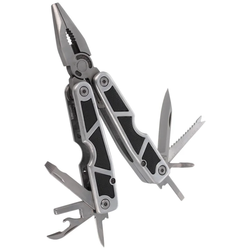Ograniczona ilość MultiTool Herbertz Rubber / Aluminium, Satin, 9 bitów (108100)