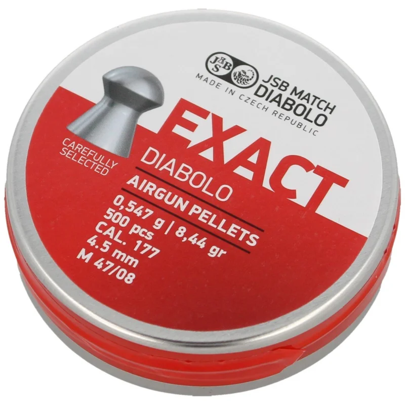 Szybka dostawa JSB Diabolo Exact 4.50 mm pellets, 500 psc (546235-500)