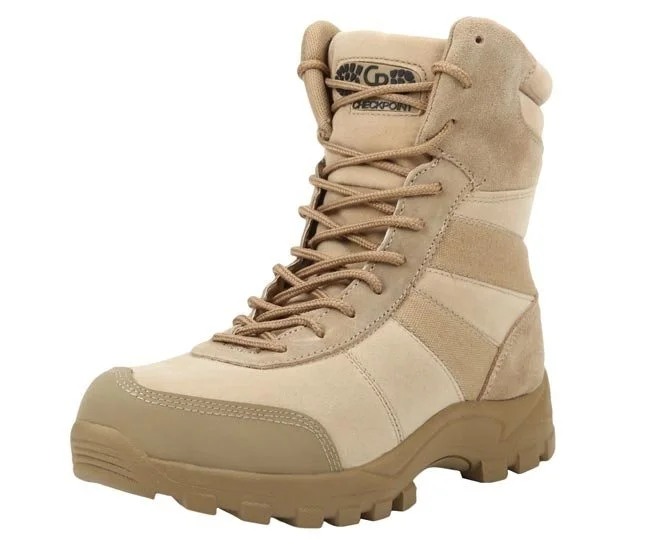 Buty Checkpoint Outdoor 8'' Zamsz Desert Tan (45 _ _) Wyprzedaż