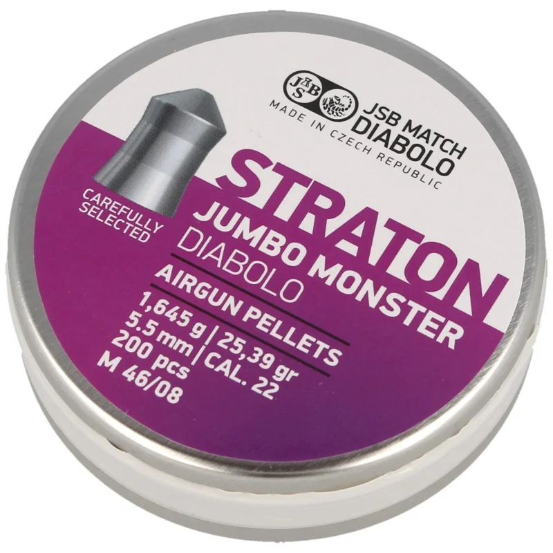 Rabat JSB Straton Jumbo Monster 5.51 mm pellets, 200 pcs (546289-200)