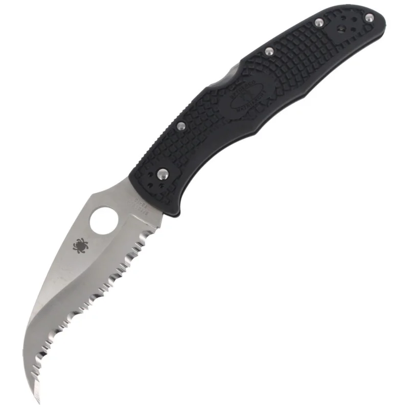 Obniżka ceny Nóż składany Spyderco Matriarch 2 FRN Black Spyder (C12SBK2)
