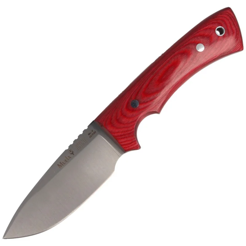 Ostatnie sztuki Nóż Muela Full Tang Pakkawood, Satin X50CrMoV15 (RHINO-9R)