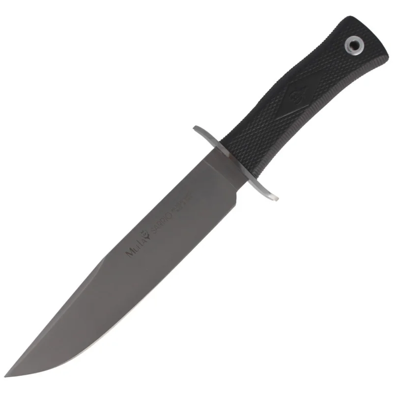 Niska cena Nóż Muela Black Rubber, Satin X50CrMoV15 (SARRIO-19G)