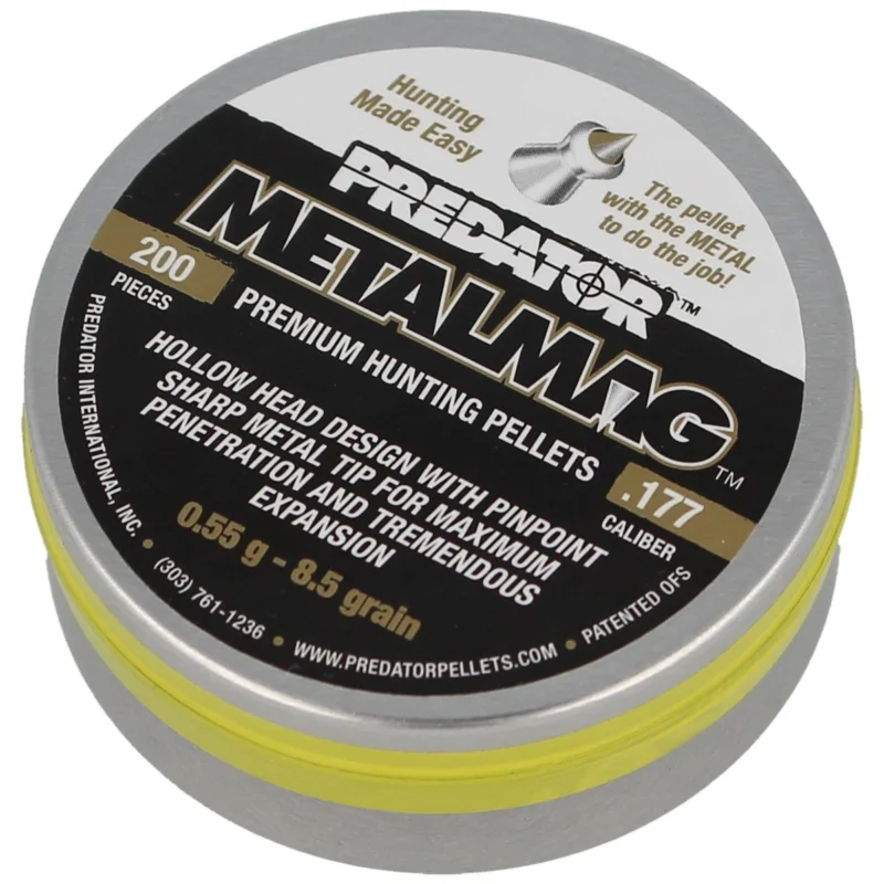 JSB Predator MetalMag .177 / 4.5mm Airgun Pellets 200psc (2001-01-200) Taniej