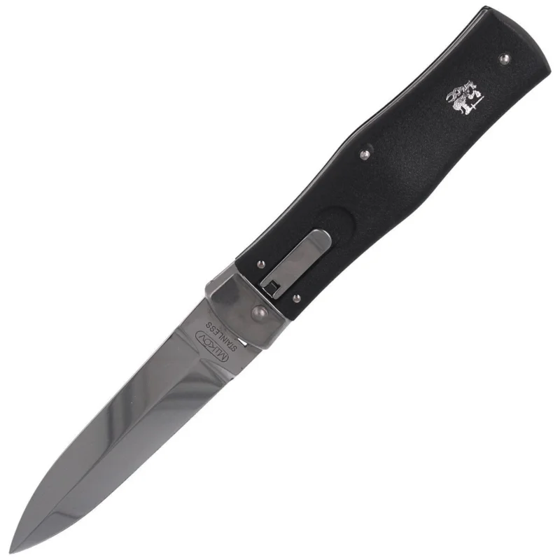Popularny Mikov Predator Classic ABS Automatic Knife (241-NH-1/KP BLACK)
