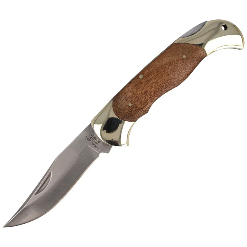 Najlepsza cena Herbertz CJHBurl Wood/Nickel Silver Knife, Satin 420 (163112)