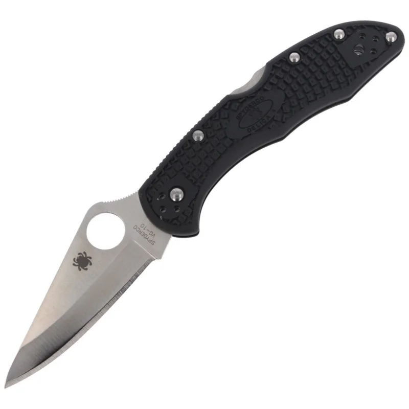 Zamów teraz Nóż składany Spyderco Delica 4 FRN Black Plain (C11PBK)