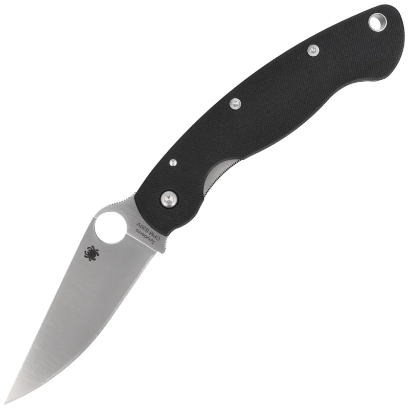 Spyderco Military Knife Black G10, Satin CPM S30V by Sal Glesser (C36GPE) Hit sprzedaży