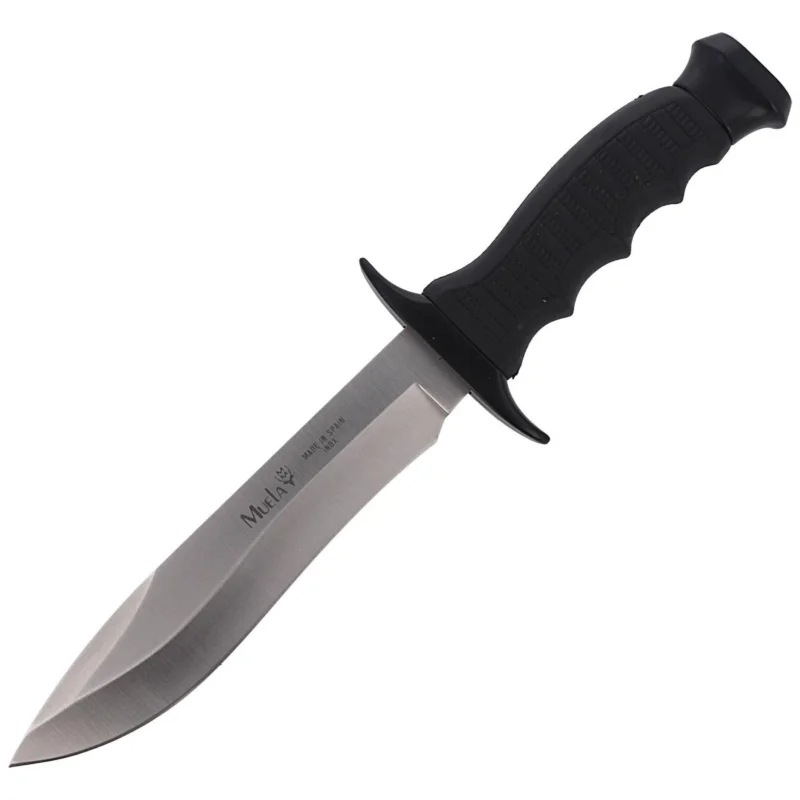 Wybór klientów Muela 85-161 Black Rubber Knife, Satin 420H
