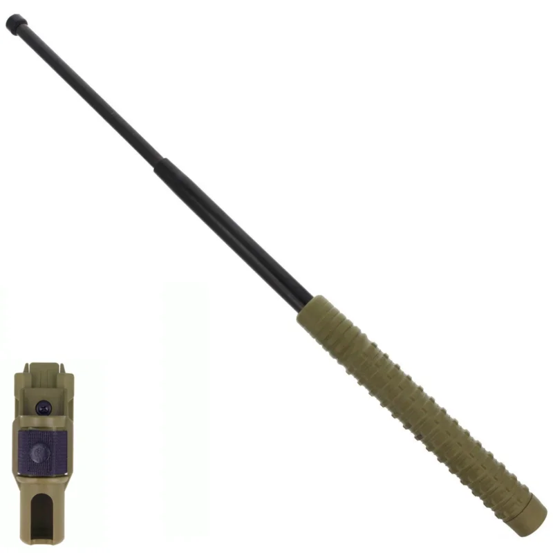 Zniżka ESP hardened expandable baton 21'' Army Green (ExB-21H-GR-BK BH-54)