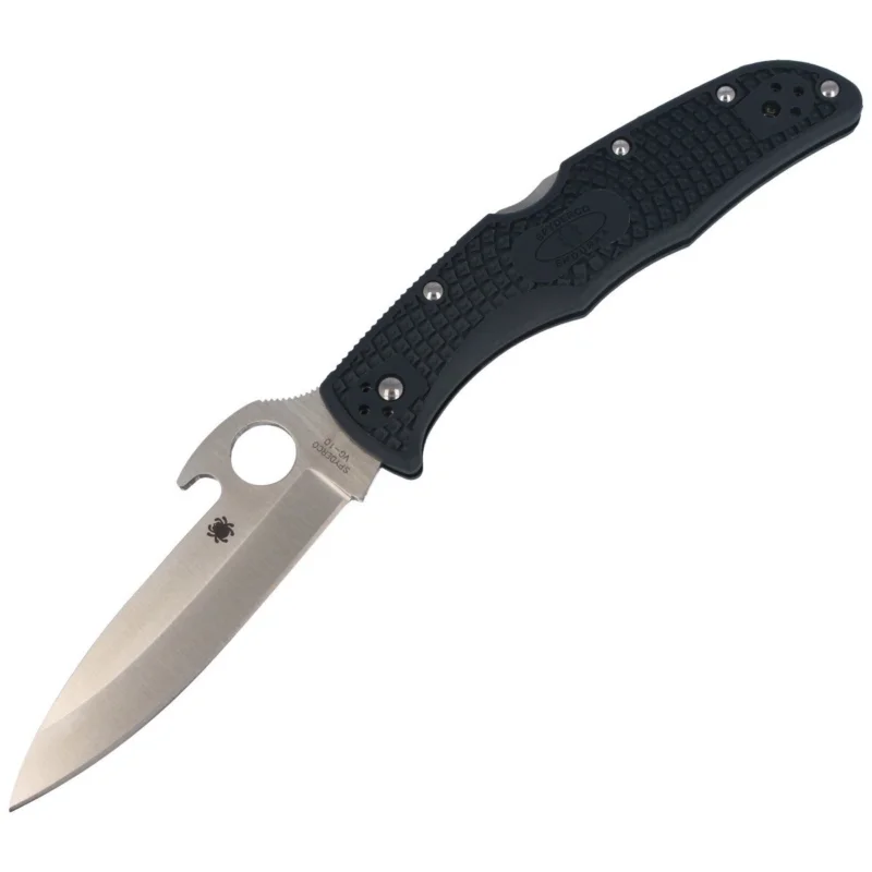 Kup online Spyderco Endura 4 FRN Grey Emerson Opener PlainEdge Knife (C10PGYW)